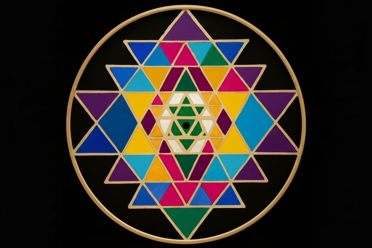Sri yantra sacred geometry series