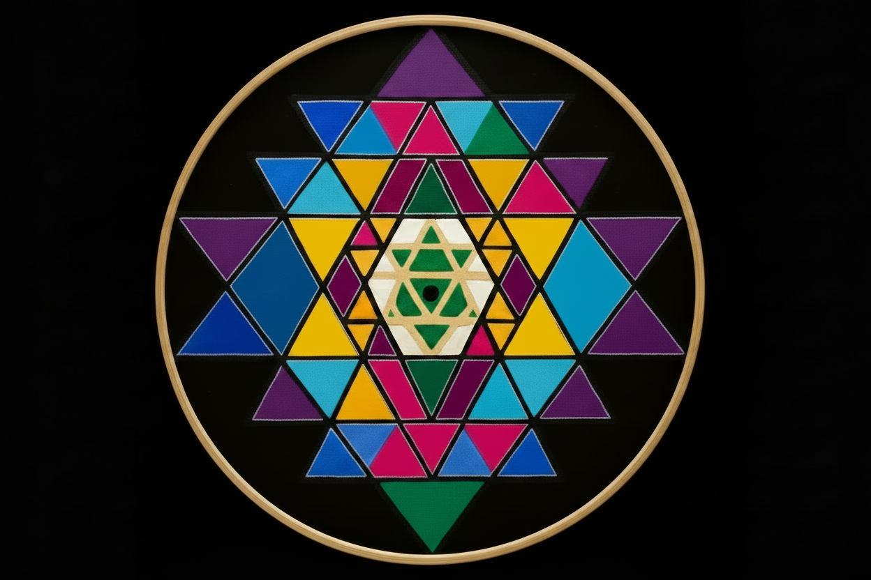 Sri yantra sacred geometry series