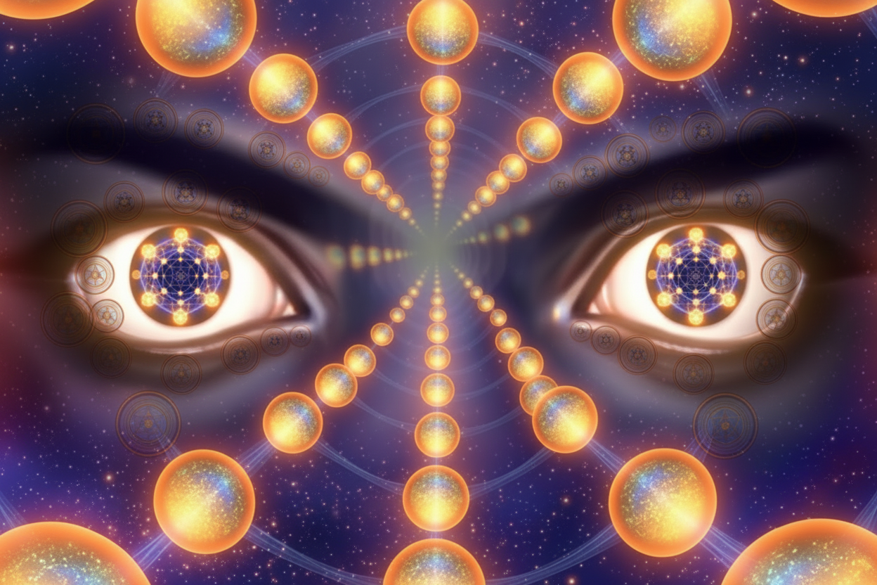 I see worlds within worlds (sacred geometry pattern)