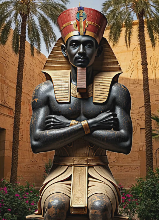 Seated pharoah